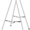 KUAFU 9.6 FT Portable Stand Yoga Swing Stand Yoga Frame Yoga Sling Inversion Equipment Steel Silvery for Indoor and Outdoor Triangle Structure - Image 4