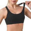 RUNNING GIRL Sports Bra for Women, Medium-High Support Criss-Cross Back Strappy Padded Sports Bras Supportive Workout Tops - Image 2