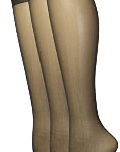 Berkshire womens All Day Sheer Knee High With Reinforced Toe - 3 Pack