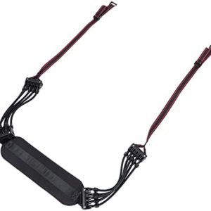 INOOMP Resistance Device Home Booster Weightlifting Band Pull Up Gym for Puller Pulling Tension Fitness Practical Pull- Stretching Without Belt Body Elastic Chin Rope and Doorway Door