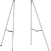 HECASA 9.6 FT Yoga Stand for Indoor and Outdoor Yoga Swing Stand Yoga Rig Yoga Sling Inversion Equipment Aerial Yoga Horizontal Bracket Steel Silvery - Image 8