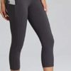 Oalka Women's Yoga Capris Running Pants Workout Leggings - Image 5