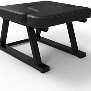 Home Inversion Stool Inversion Chair Upside Down Yoga Stool Stretcher Fitness Aids (Color : Black)