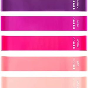 Fitness Resistance Bands. Resistance Loop Bands Premium Exercise Fitness Band for Stretching, Crossfit, Pilates, Yoga, Physical Therapy, Home Gym. Fitness Stretch Bands for Booty Legs