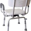 360 Degree Heavy Duty Swivel Shower Chair with Armrests and Back Support, Shower Chair for Inside Shower, Tub Transfer Bench, Shower Stool&Bath Chair(RightHand Handle) - Image 8