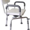360 Degree Heavy Duty Swivel Shower Chair with Armrests and Back Support, Shower Chair for Inside Shower, Tub Transfer Bench, Shower Stool&Bath Chair(RightHand Handle) - Image 7