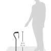 DMI Walking Cane and Walking Stick for Adult Men and Women, FSA Eligible, Lightweight and Adjustable from 33-37 Inches, Supports up to 250 Pounds with Ergonomic Hand Grip and Wrist Strap, Black - Image 8