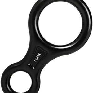NULIZL 35KN Figure 8 Descender, Aluminum Climb Figure 8 Descender Rescue Rappelling for Climbing Belaying and Rappelling Device
