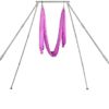 Kojem 9.8' Yoga Swing Stand Yoga Frame Yoga Sling Inversion Aluminum Triangle Structure for Indoor Outdoor Hammocks Pull-up Poles Swings 9.8 FT Height - Image 2