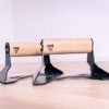 PULLUP & DIP Wooden Push Up Bars With Ergonomical Handle And Heavy-Duty Steel – Anti-Slip Push-Up Handles, Handstand Bars For Calisthenics and Fitness - Image 8