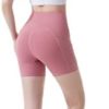 Women's Running Athletic Shorts, Cross Waist Workout Shorts Yoga Shorts with 2 Pockets Workout Active Biker Shorts - Image 6