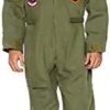 Leg Avenue Men's Top Gun Flight Suit Costume - Image 3