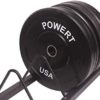 Barbell Plate Rack |Horizontal Olympic Bar Storage Rack |Weight Plates Holder with Handle and Wheels-800 lbs Capacity - Image 5