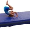 Team Sports Gymnastics 4" Skill Throw Landing Mats 5'x10', Blue Vinyl and 1.8 Density Poly-Foam - Image 2