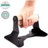 PULLUP & DIP Wooden Push Up Bars With Ergonomical Handle And Heavy-Duty Steel – Anti-Slip Push-Up Handles, Handstand Bars For Calisthenics and Fitness - Image 3