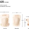 MomnLittle Kids Protective Gear Set Bicycle Skateboard Scooter Roller Skating Inline Skating Bike Cycling Girl Boy Knee Pads Elbow Pads Wrist Pads - Image 5
