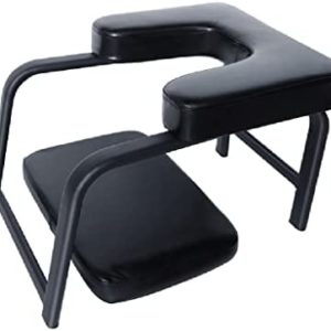 Inversion Bench Home Yoga Chair Handstand Practice Bench Stable and Durable Handstand Practice (Color : Black, Size : 55 * 40 * 30cm)