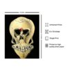 Salvador Dali Skull Wall Art & Decor - Aesthetic Room Decor - Gallery Wall Art - Goth Gothic Home Decor - Salvador Dali Prints - Creepy Hipster Surrealism Wall Art - Museum Poster - Optical Illusion - Image 2