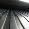 Rubber-Cal - 03_168_W_WR_08 Wide Rib Corrugated Rubber Floor Mat, 3 mm Thick x 4' x 8' Utility Runner, Black - Image 3