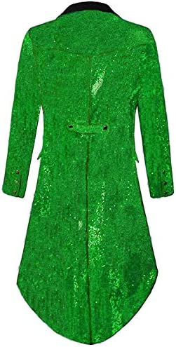 DGMJ Sequins Tailcoat Circus Costume Men for Party Stylish Dinner Jacket Outwear Tuxedo Cosplay Show JK005 - Image 2