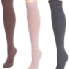 MUK LUKS womens Women's 3 Pair Pack Knee High Socks - Image 4