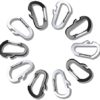 XIECHANEE Small Carabiner Clips, 10 pcs 2.8" Carabiner Keychain Clip with Bottle Openers for Men and Women - Image 6