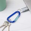 Carabiner - 3" Aluminum Carabiner D Shape Buckle Pack, Keychain Clip, Spring Snap Key Chain Clip Hook Buckle - Image 4