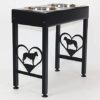 Elevated feeder stand raised dog bowls for Irish Wolfhound - Image 2