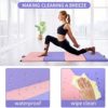 BLKMTY Gymnastics Mats 4'x6'x2" Tumbling Mat Folding Gym Mats for Home Gymnastics Panel Mats for Yoga Lightweight Tumbling Mat Kids Exercise Mat Aerobics Stretching Wrestling Mats - Image 2