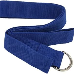 Yoga Tension Belt,70.87in Yoga Tension Strap Flexibility Stretching Exercise Resistance Bands for Fitness Pilates Blue