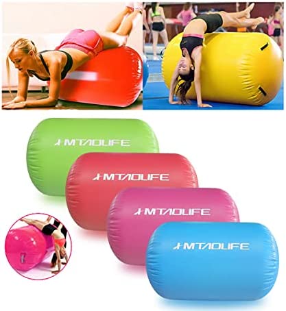 Hmtaolife Inflatable Gymnastic Training Mat Air Tumbling Track Mats Yoga Barrel Air Roller for/Home/Backyard/Water/Cheerleading,10ft Length,3.3ft Width,0.33ft Thickness,with Electric Air Pump - Image 5