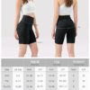 ODODOS Seamless Yoga Shorts for Women, High Waist Butt Lifting Acid Washed Ribbed Workout Gym Running Biker Shorts - Image 6