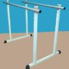 Titan Gymnastics Parallel Bar, (2) Adjustable Heights & (3) Adjustable Widths, with 2” Dia Parallel Bars – Made in The USA. - Image 3