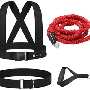YNXing Resistance Training Rope Explosive Force Bounce Physical Training Resistance Rope Improving Speed, Stamina and Strength