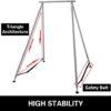 Happybuy Yoga Sling Inversion, 9.6 FT Inversion Yoga Swing Stand 68lbs, 551lbs/250kg Aerial Yoga Frame with 236in/6m Yoga Swing Inversion Sling Body Yoga Bundle Safety Belts - Image 4