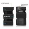 Gonex Skateboard Skate Pads, Elbow Pads Knee Pads with Wrist Guards 3 in 1 Protective Gear Set for Adult Youth Kids in Skateboarding Skating Roller Skating Scooter Cycling Biking Bicycle, Black M - Image 5