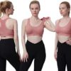 WANAYOU Racerback Sports Bra for Women - Comfortable Sleep Bra Seamless Workout Yoga Bra - Image 2