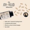 Joy-Filled Mood Support Supplement with St Johns Wort | Helps Calm The Mind & Body, Stress Relief Energy Supplements | 100% Plant-Based | Ashwagandha, Rhodiola, Eleuthero | Herbal Adaptogens, 60 ct - Image 2