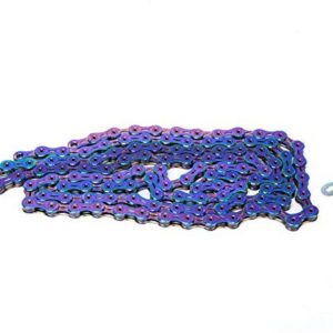 Vbest life Bike Variable Speed Chain e Steel Colorful Variable Speed Chain Accessory for Mountain Road Bicycle Replacement Parts for Fixed Gear Road Bikes