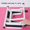 Yoga Headstand Bench, Foldable Inversion Chair with Armrests, for Home Gym Yoga Studio,White,495136cm,49 * 51 * 36cm-White - Image 7