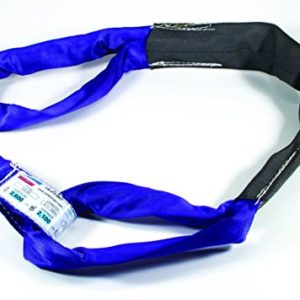 American Industrial / 2 1/4" Body/Eye to Eye Polyester Round Sling - Purple / 8 Ft. Long / Ee30X8' / 2,600 Lbs. Vertical