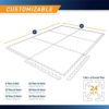 Marcy EVA Foam Interlocking Flooring Mat High Density Non-Slip Tiles for Fitness Equipment, Workout Cushion and Floor Protection - Image 7