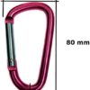 Carabiner - 3" Aluminum Carabiner D Shape Buckle Pack, Keychain Clip, Spring Snap Key Chain Clip Hook Buckle - Image 2