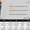 Oalka Women's Yoga Capris Running Pants Workout Leggings - Image 7