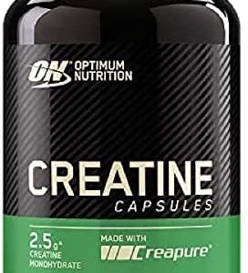 Optimum Nutrition Micronized Creatine Monohydrate Capsules, Keto Friendly, 2500mg, 200 Capsules (Packaging May Vary)