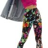 sissycos Women's 80s Leggings Artistic Splash Printed Buttery Soft Stretchy Pants - Image 4