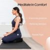 Asanaseat Multifunctional Yoga Block, Set of 2, Use as Meditation Seat, Floor Seat, Stretching Blocks and Added Stability During your Practice, Interlocking Lightweight EVA Foam - Image 4