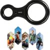 NULIZL 35KN Figure 8 Descender, Aluminum Climb Figure 8 Descender Rescue Rappelling for Climbing Belaying and Rappelling Device - Image 5