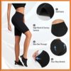 MOREFEEL 3 Pack Biker Shorts Women-High Waisted Butt Lifting Workout Athletic Sports Summer Short Leggings - Image 5