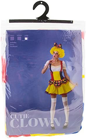 Cutie Clown Women's Halloween Costume Sexy Harlequin Circus Performer Dress - Image 5